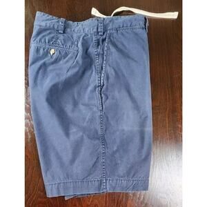 Polo Ralph Lauren Shorts Mens 36 Navy Blue Drawstring Cotton Chino‎ Khaki 9"